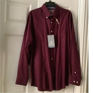 Ariat Men's Burgundy Shirt
